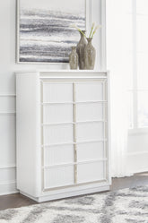 J&M Furniture - Ashley Furniture - Chalanna Chest of Drawers - Five Drawer Chest - B822-46